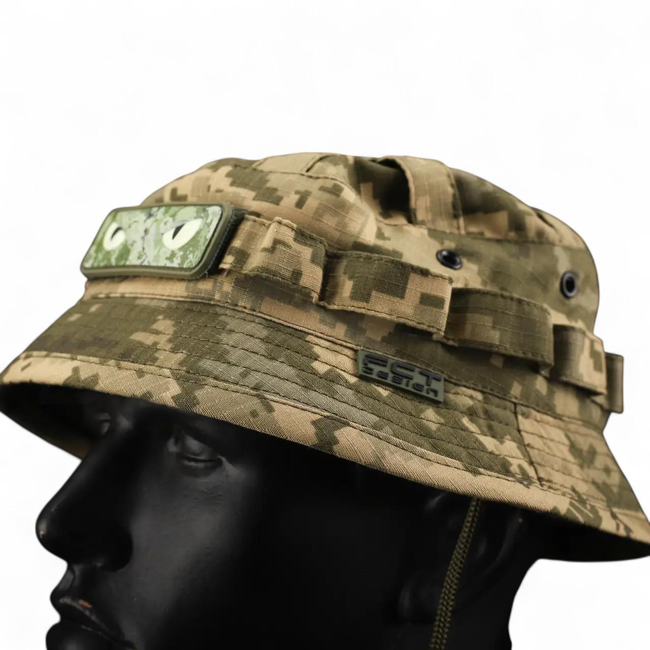 Панама рип-стоп с Velcro ВСУ L Пиксель (27435882) - фото 5 Панама рип-стоп с Velcro ВСУ L Пиксель (27435882) - фото 5