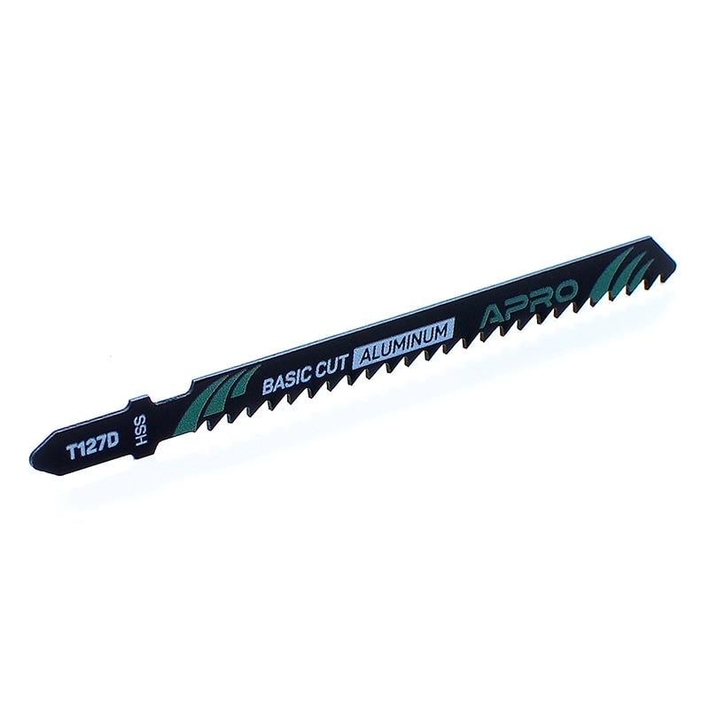 Полотно для лобзика Apro T127D метал 100/75 мм 3 мм 8 TPI швидкий прямий різ (830623) Полотно для лобзика Apro T127D метал 100/75 мм 3 мм 8 TPI швидкий прямий різ (830623)