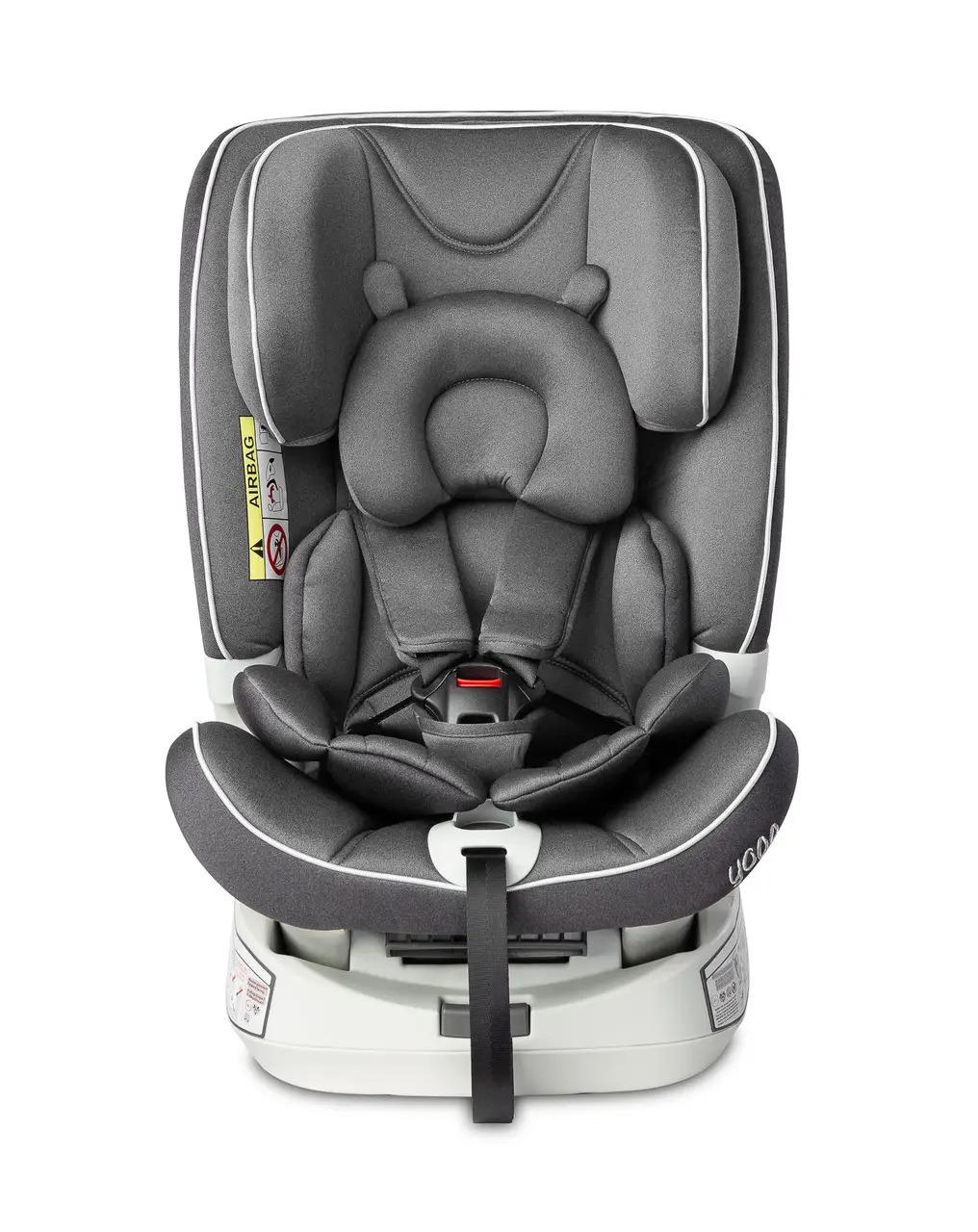 Автокрісло дитяче Caretero Yoga Isofix 0-36 кг 80х46х44 см Графітовий (119926) - фото 3