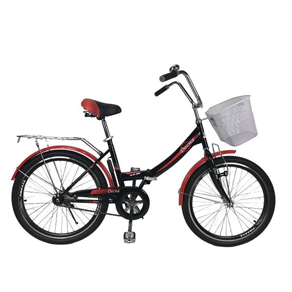 Велосипед Titan Десна 2021 24" Черно-красный (24TWF-003683)