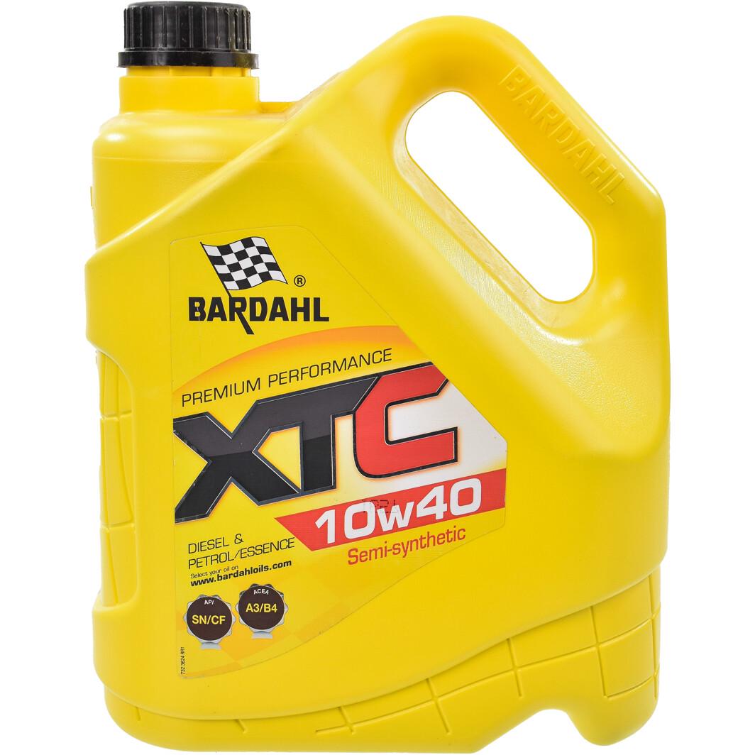 Моторна олива Bardahl XTC 10W40 SN/CF A3/B4 MB 229.1 VW 01.01/505.00 RN700 4 л (36242) - фото 1