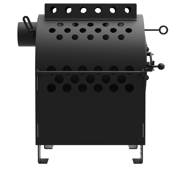 Печь на дровах длительного горения BARREL 1510 стальная Тип-00 1 шт. - фото 5