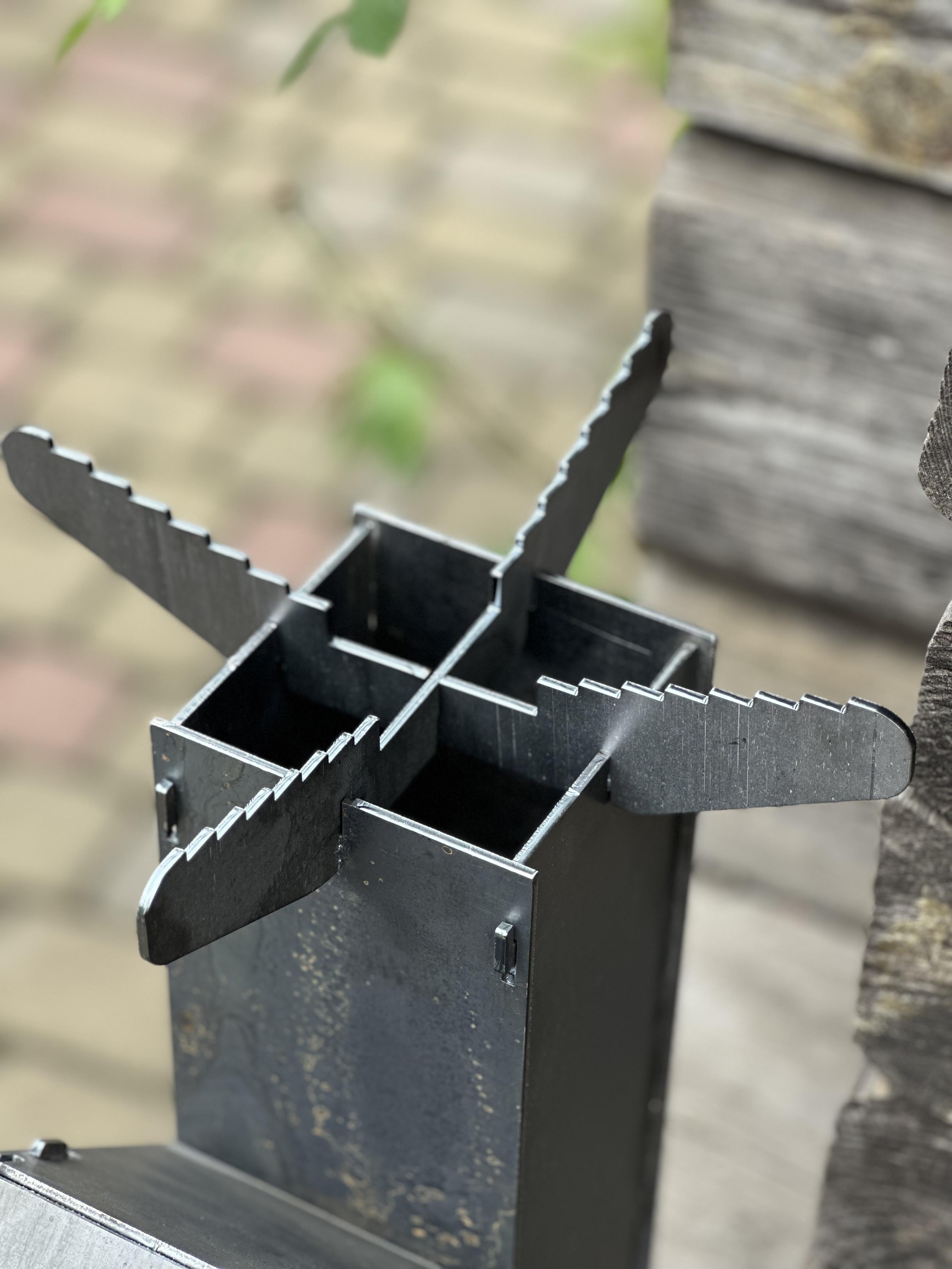 Турбо печь разборная Reckless 3 мм 37х27х10 см (тп3) - фото 3 Турбо печь разборная Reckless 3 мм 37х27х10 см (тп3) - фото 3