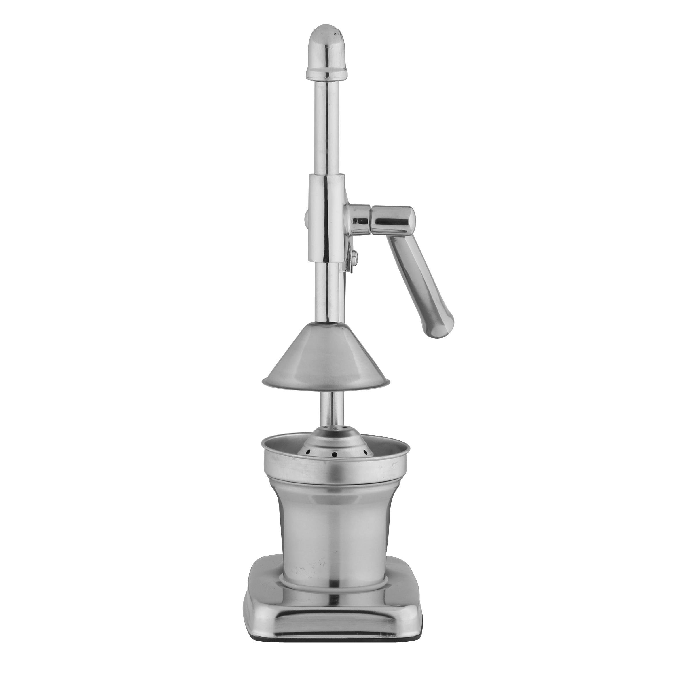 Пресс ручной Axentia чашки/сито из нержавеющей стали для цитрусовых 18,3х13х36 см 250 мл Хром (116787) - фото 2 Пресс ручной Axentia чашки/сито из нержавеющей стали для цитрусовых 18,3х13х36 см 250 мл Хром (116787) - фото 2