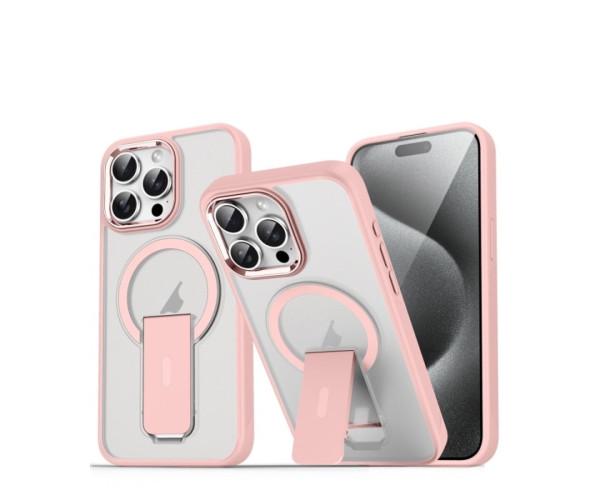 Чохол - накладка Cosmic Magnetic Stand для iPhone 15 Pro Pink