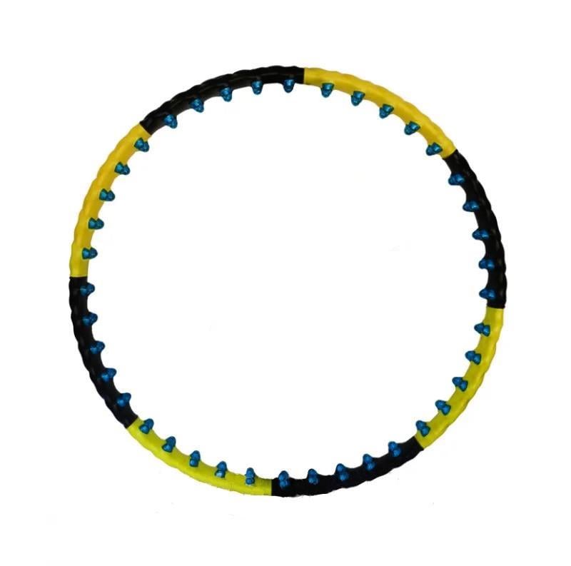 Обруч для фитнеса с магнитными шариками Хулахуп 110 см 8 секций