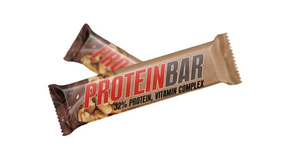 Батончик POWER PRO 32% Protein Bar с арахисом и карамелью уп. 20 шт. 60 г - фото 4