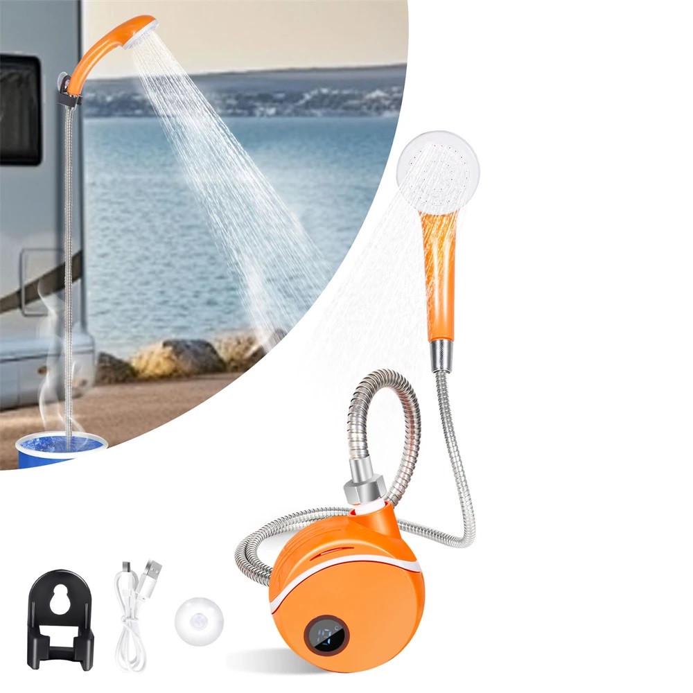 Душаккумуляторный переносной RIAS Portable Outdoor Shower LCD с помпой Orange (3_06551) - фото 3 Душаккумуляторный переносной RIAS Portable Outdoor Shower LCD с помпой Orange (3_06551) - фото 3