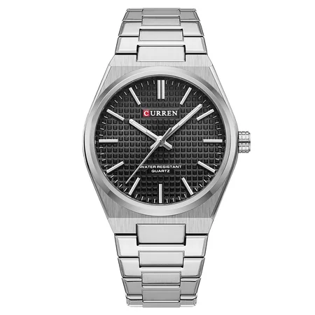 Наручний годинник Curren 8439 Silver/Black