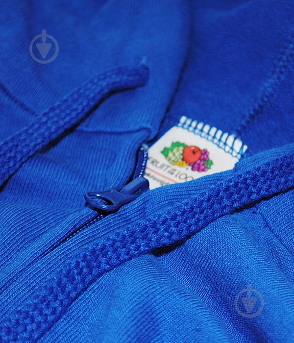 Толстовка на молнии Fruit of the Loom Lightweight hooded sweat jacket S Ярко-Синий (062144051S) - фото 6