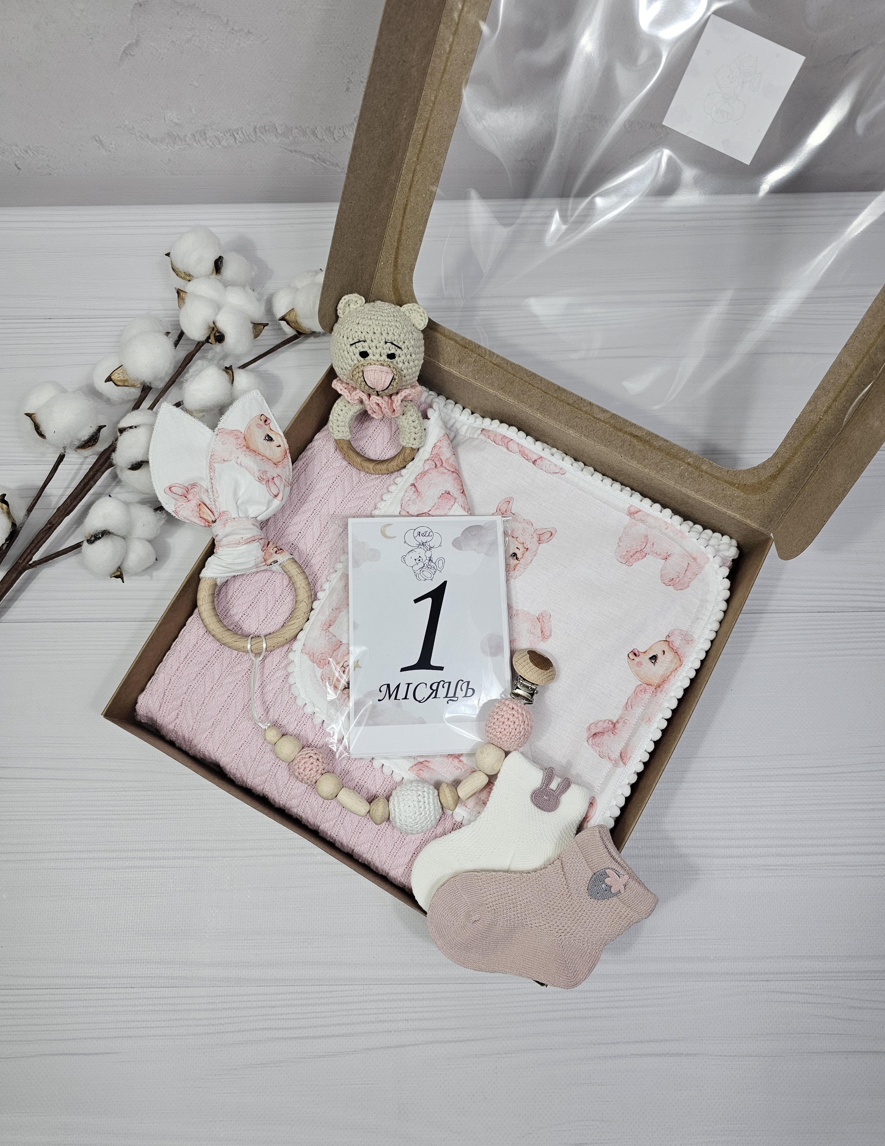 Набор детский a.l.babybox Альпака с пледом 7 пр. Розовый (23819073)
