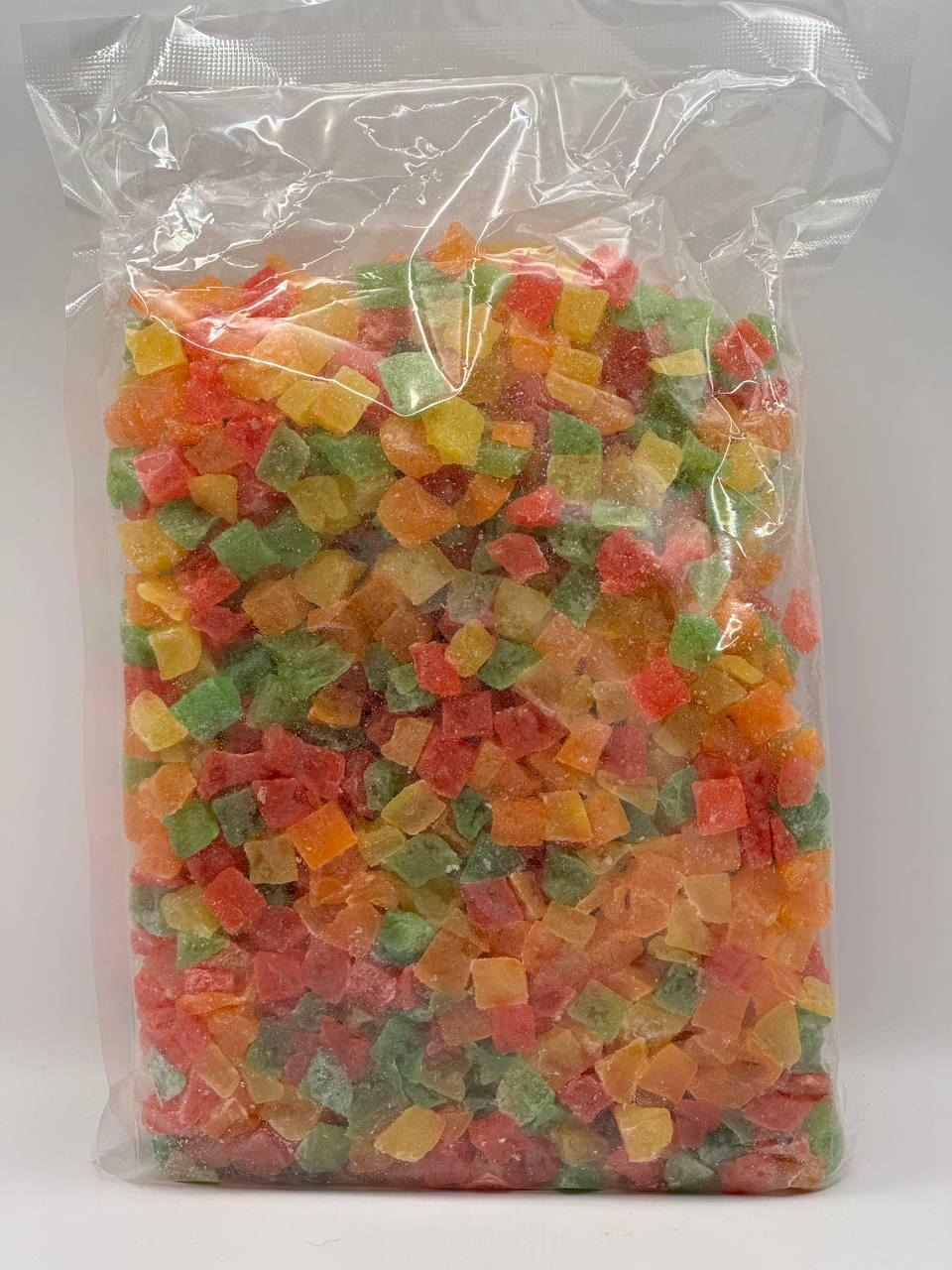 Цукаты кубик микс 1кг - фото 2 Цукаты кубик микс 1кг - фото 2