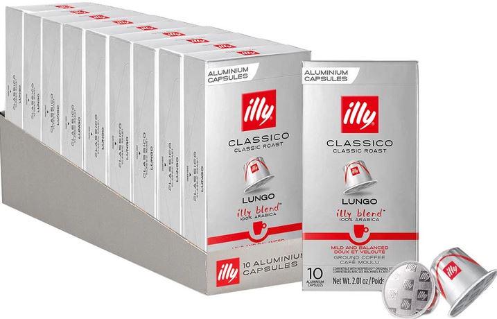 Набор из кофе Nespresso ILLY LUNGO Classico в капсулах 10 уп. (35371259) Набор из кофе Nespresso ILLY LUNGO Classico в капсулах 10 уп. (35371259)