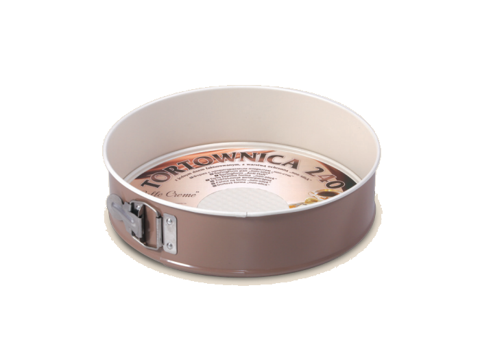 Тортовница Snb антипригарная с гофрированным дном 24 см Caffe Creme