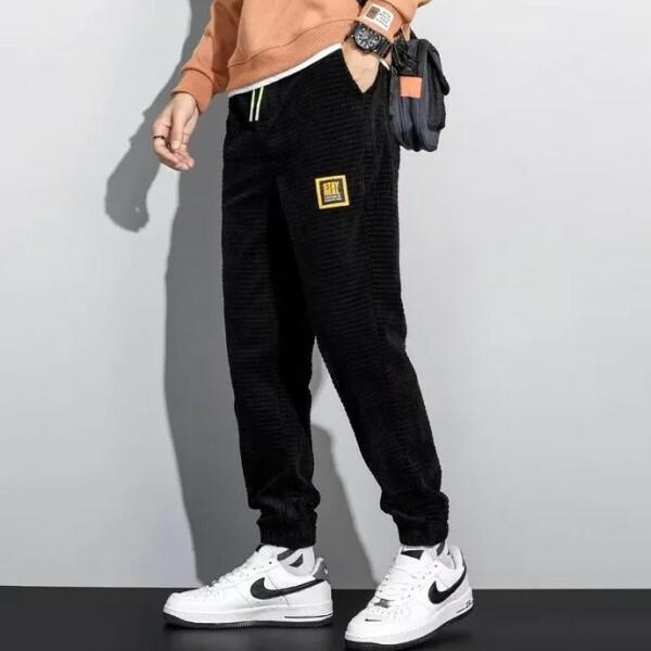 Брюки мужские вельветовые М Черный (D00036-1) - фото 3 Брюки мужские вельветовые М Черный (D00036-1) - фото 3