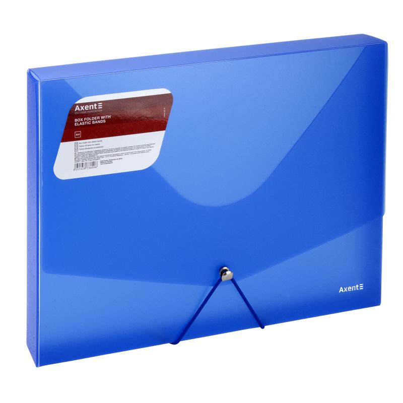 Папка Axent на резинках А4 полипропилен Синий (1502-22-a)