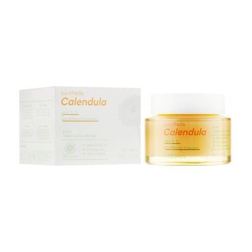 Успокаивающий крем лица Su:Nhada Calendula pH 5.5 Soothing Cream Missha 50 мл (8809643525343)