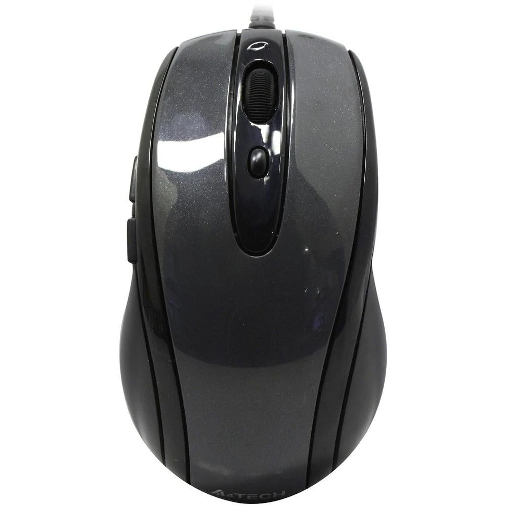 Компьютерная мышка проводная A4Tech N-708X V-Track Glossy Grey (26711873)