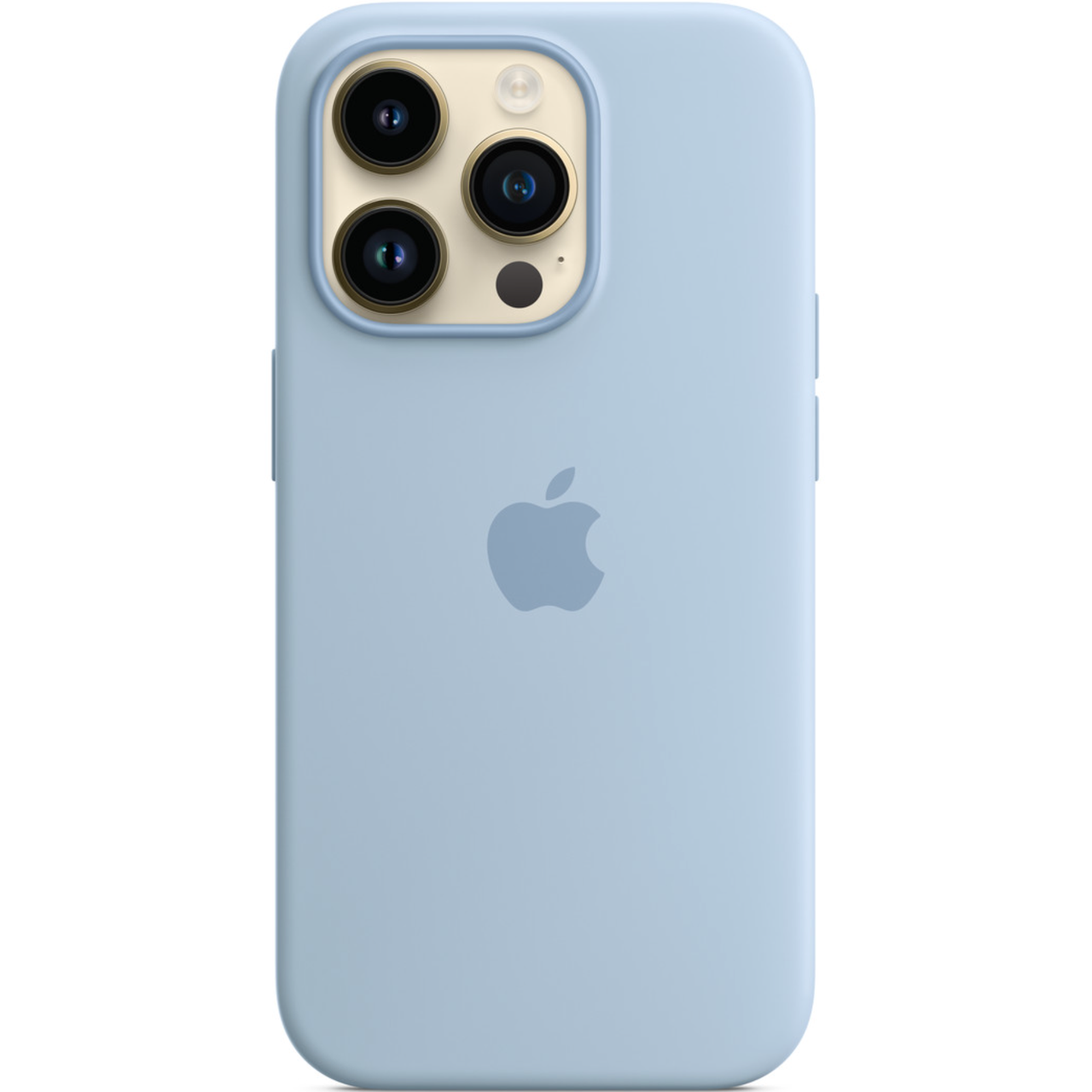 Чехол-накладка Silicone Case with MagSafe for iPhone 14 Pro Max, Sky - фото 4