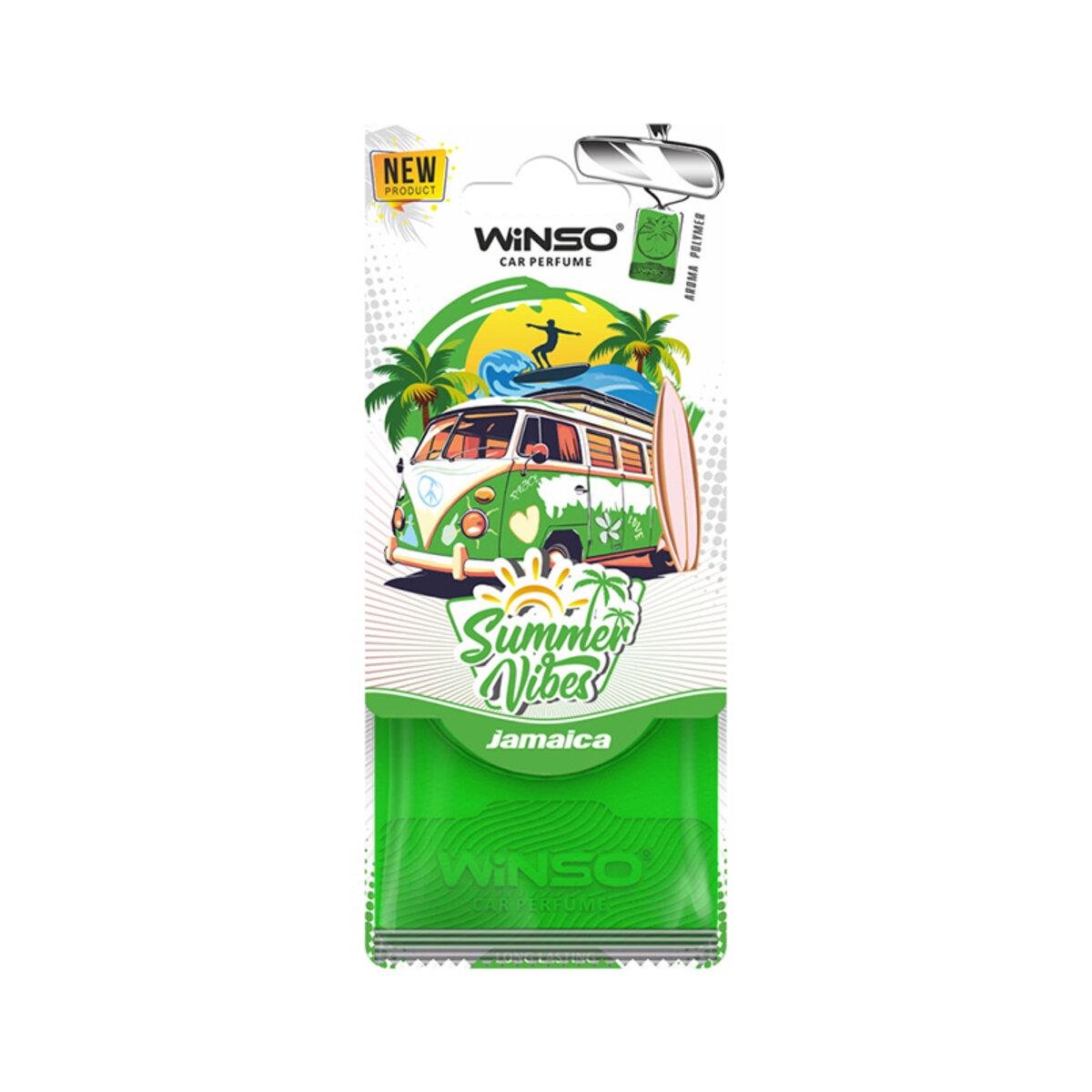 Ароматизатор полимерный Winso Summer Vibes - Jamaica Ароматизатор полимерный Winso Summer Vibes - Jamaica