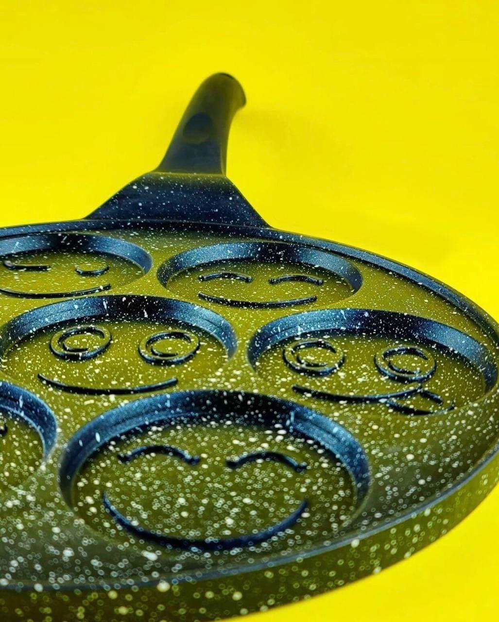 Сковорідка для млинців Edenberg з антипригарним мармуровим покриттям 27 см (EB-7511) - фото 5 Сковорідка для млинців Edenberg з антипригарним мармуровим покриттям 27 см (EB-7511) - фото 5