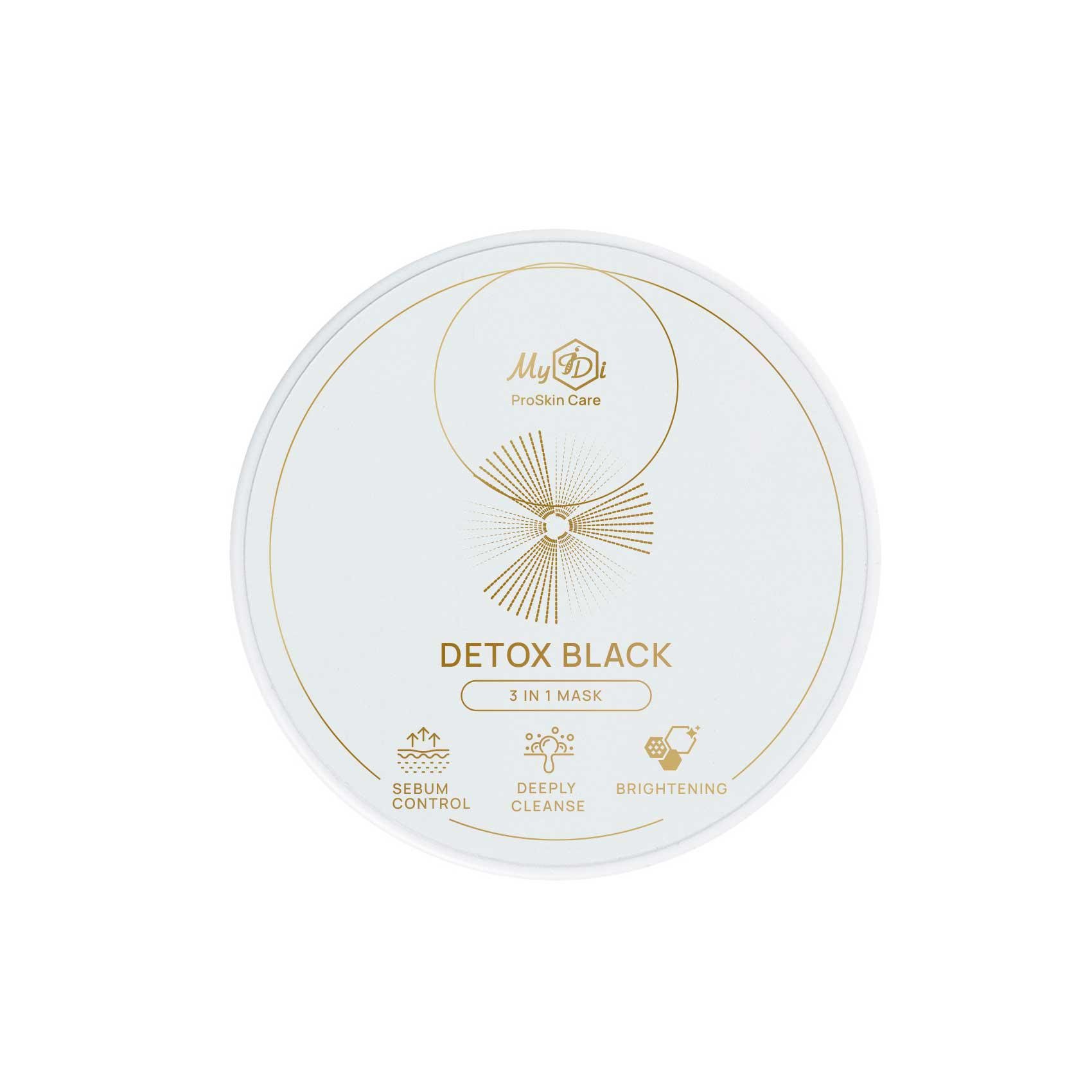 Детокс для проблемной кожи MyIDi Detox black 3в1 mask 50 мл (4821284851524) - фото 2