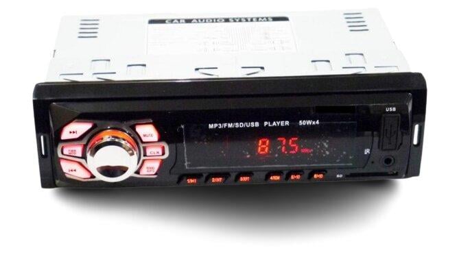 Автомагнітола 4004U 1 DIN WMA MP3 USB 4х50 Вт Чорний (4004U_387)