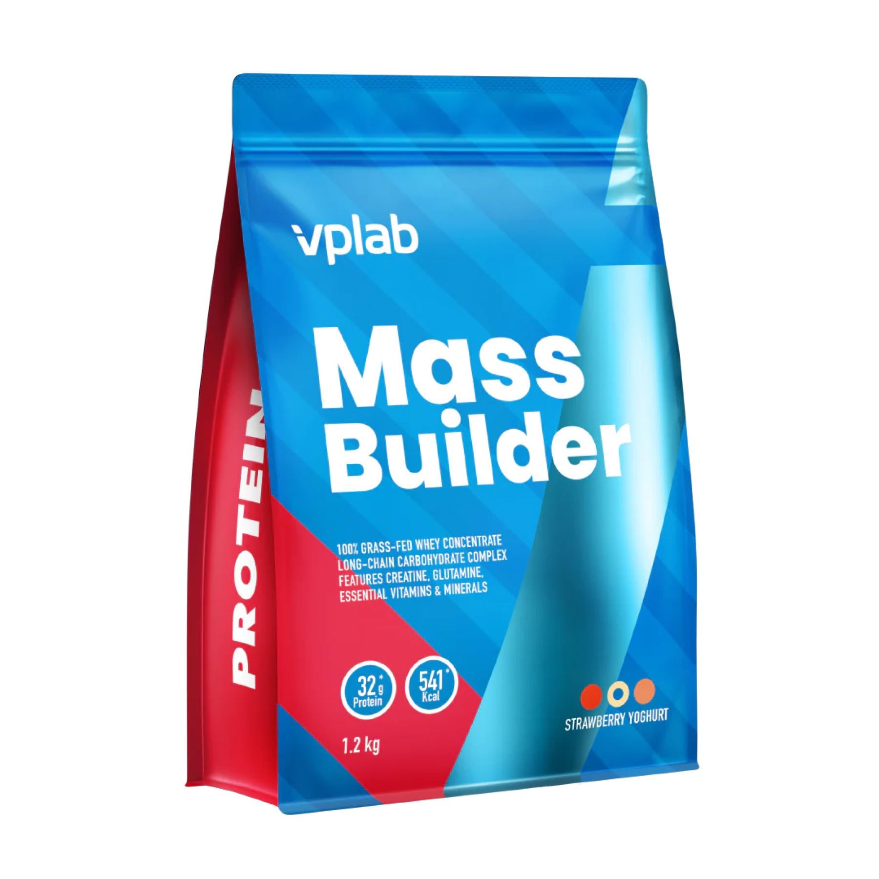Гейнер Mass Builder 1200 г Strawberry (2023-10-3174)