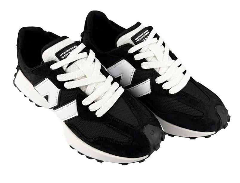 Кроссовки мужские зимние термо комбинированные 1096-6 p. 45 28,5 см Черный