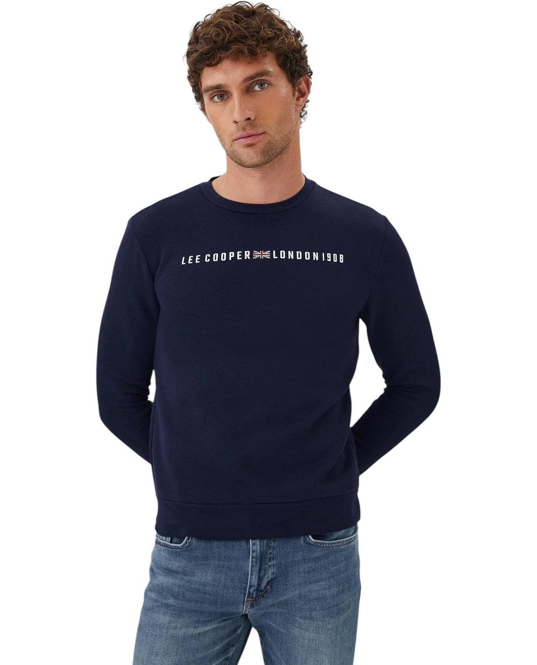 Світшот чоловічий Lee Cooper 241LCM241003.2501 XXL Темно-синій (8682272500086) - фото 2 Світшот чоловічий Lee Cooper 241LCM241003.2501 XXL Темно-синій (8682272500086) - фото 2