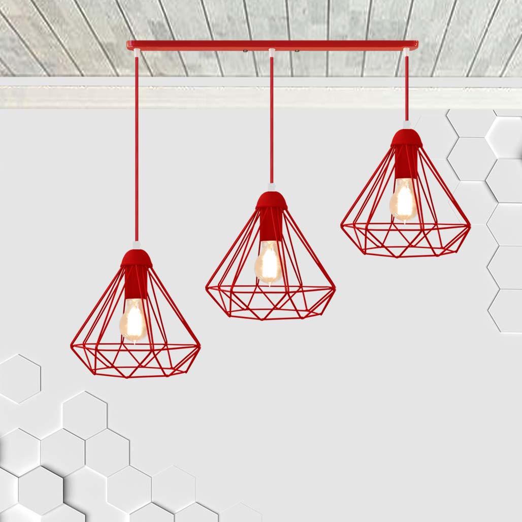 Люстра Levistella Diamond-3 Red - фото 1 Люстра Levistella Diamond-3 Red - фото 1