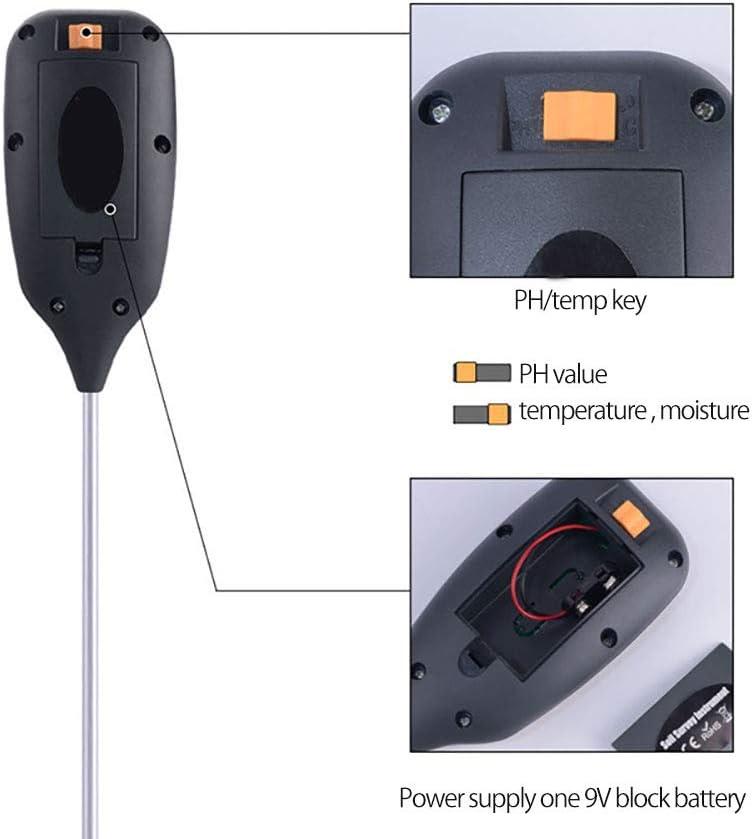 Аналізатор ґрунту 4-1PH-метр вологомір/термометр і люксметр - фото 3