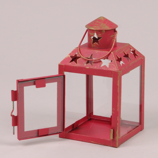 Фонарь металлический новогодний WDT826S-2 Красный (45562) - фото 2 Фонарь металлический новогодний WDT826S-2 Красный (45562) - фото 2