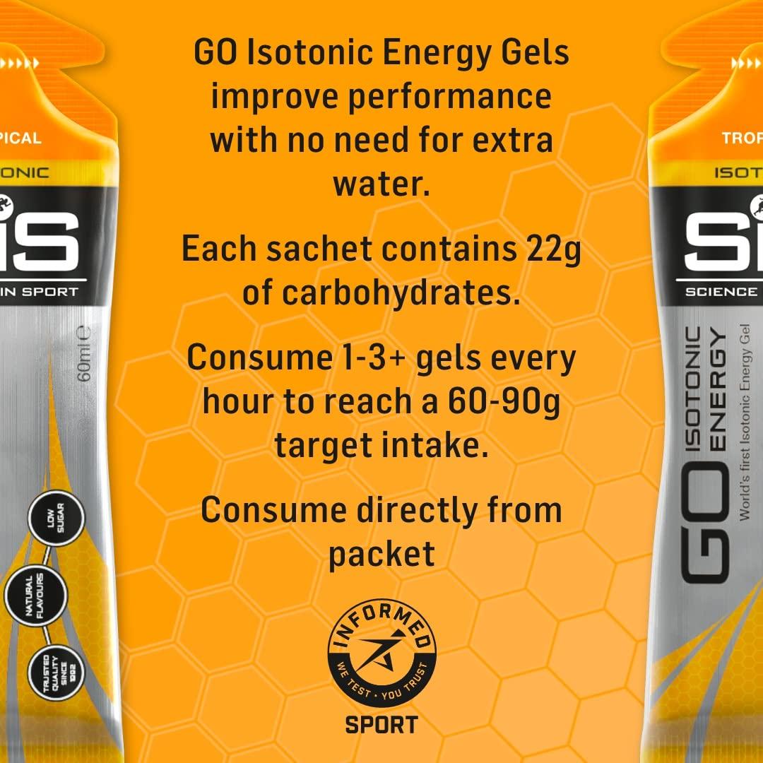 Енергетичний гель SIS Go Isotonic Gel 60 мл Tropical - фото 4