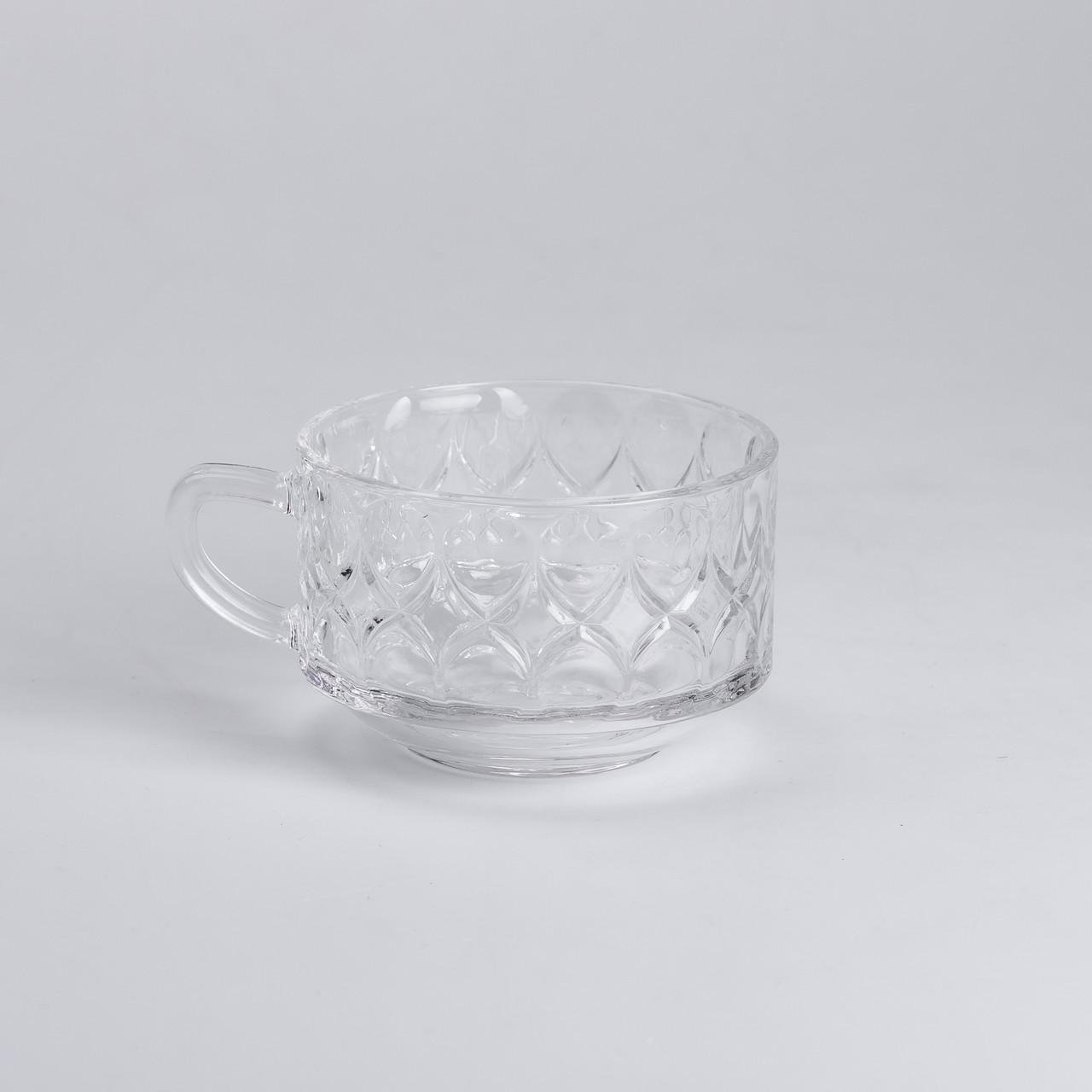 Набір чашок кристал 6 шт. по 270 мл Прозорий - фото 2 Набір чашок кристал 6 шт. по 270 мл Прозорий - фото 2