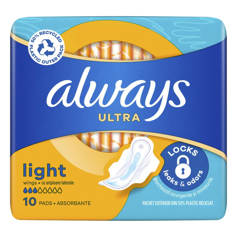 Прокладки гігієнічні Always Ultra Light Single 10 шт. (30849346)