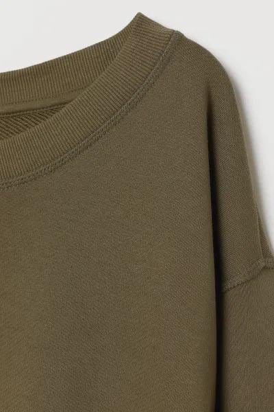 Свитшот H&M 669215П XS Хаки - фото 2