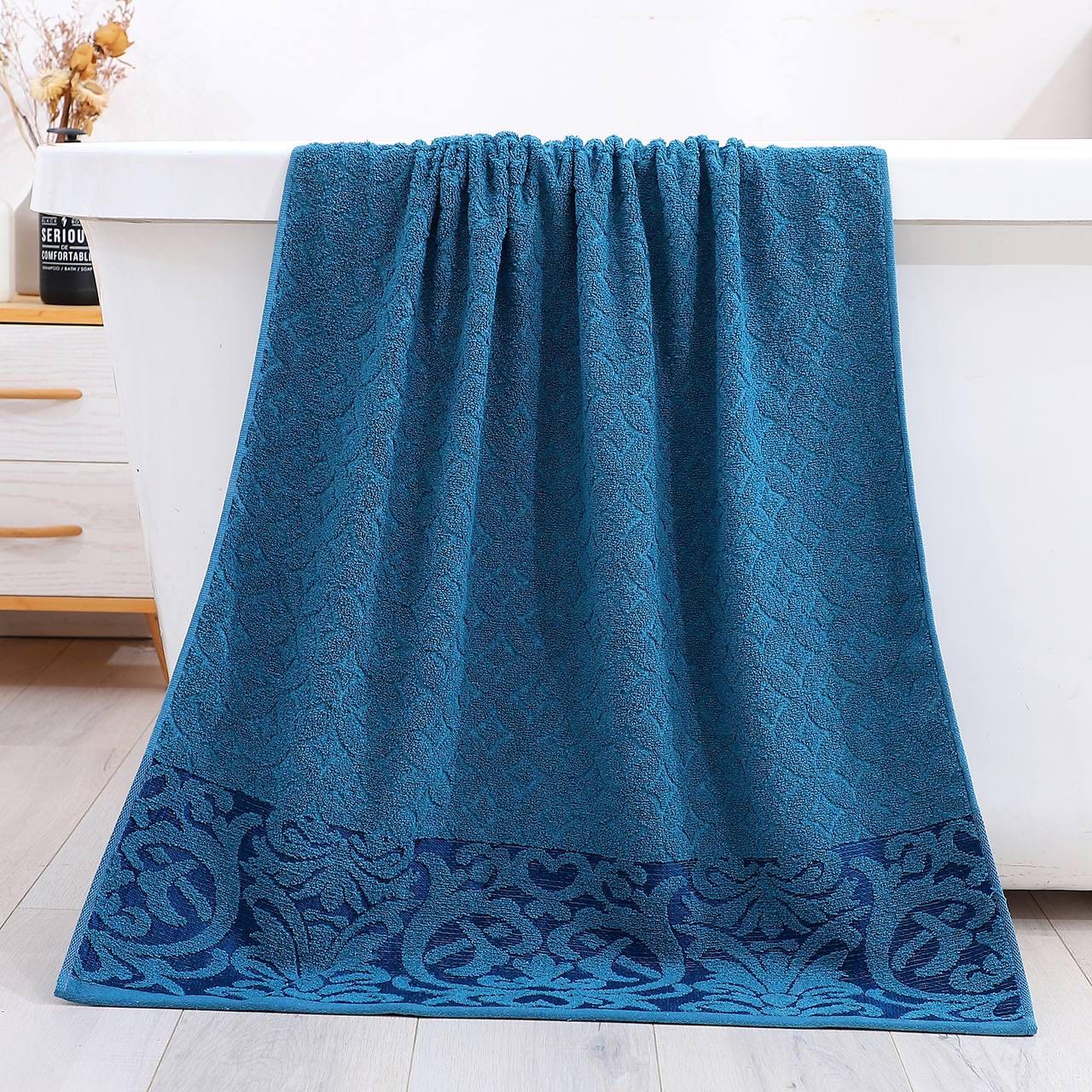 Рушник махровий Malloory Home 45x90 см Синій (69-4-1) - фото 1