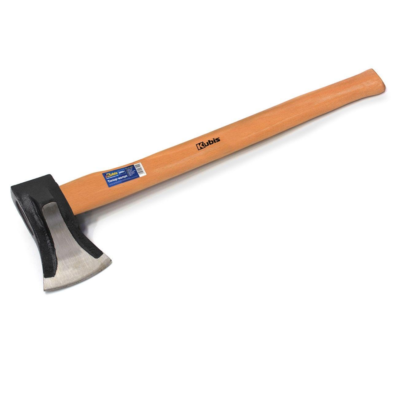 Сокира-колун Kubis 2000 г дерев'яна ручка Бук (02-02-3121) - фото 2