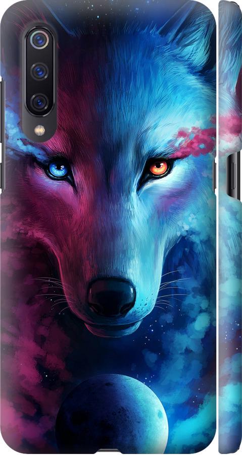 Чехол на Xiaomi Mi9 Арт-волк (3999m-1648-42517)