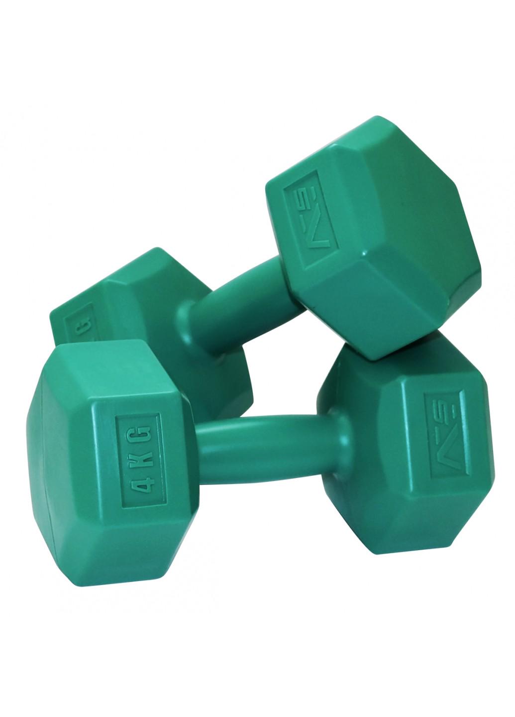 Гантели SportVida 4 кг 2 шт Зеленый