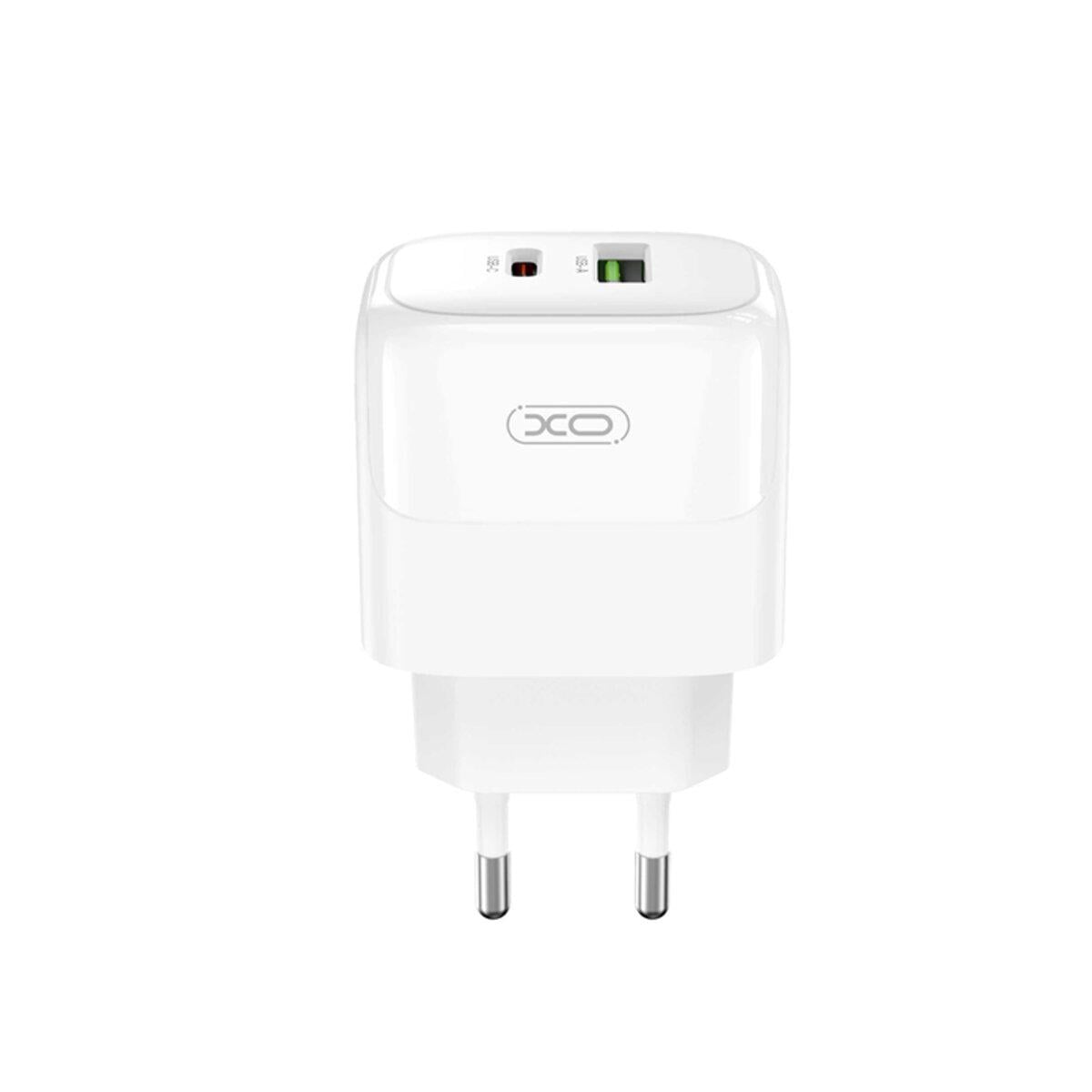 Зарядное устройство сетевое Xo L138 PD30 W/QC18 W 1USB-A/1USB-C Белый Зарядное устройство сетевое Xo L138 PD30 W/QC18 W 1USB-A/1USB-C Белый
