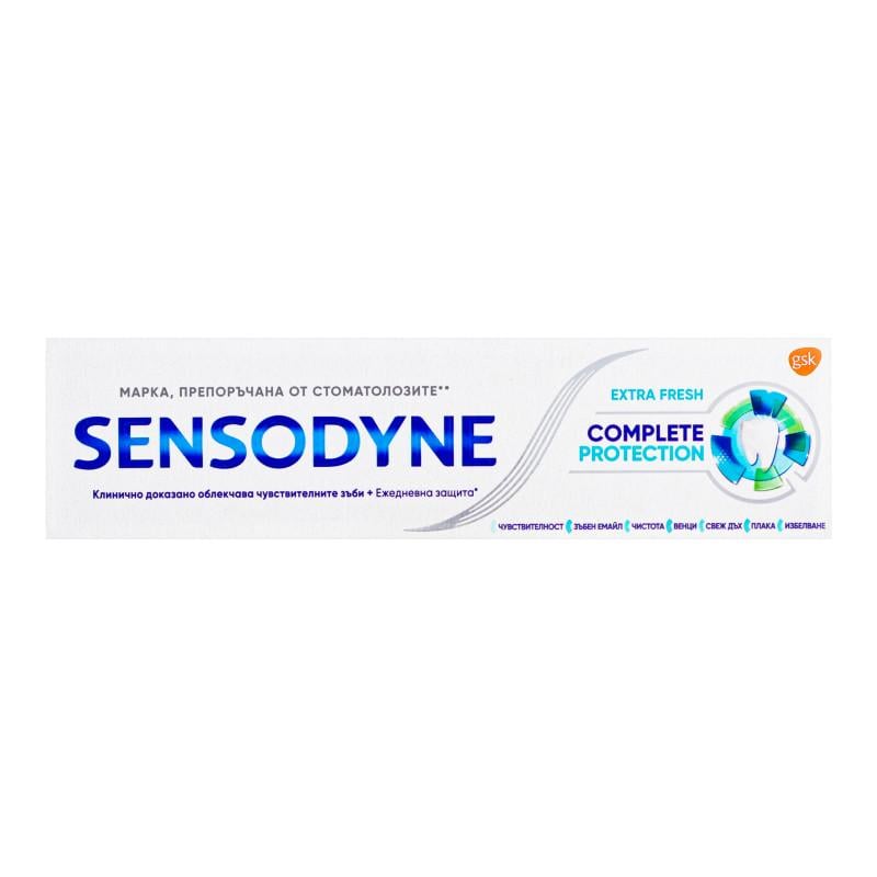 Зубна паста Sensodyne Комплексний захист Екстра Свіжість 75 мл (3830029294954)