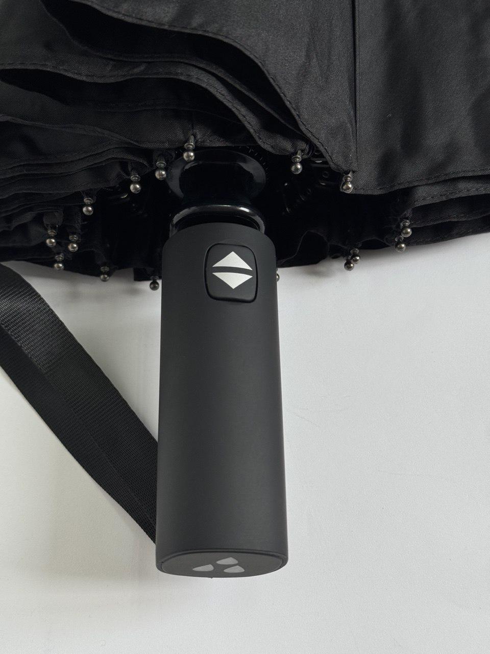 Парасолька автоматична чоловіча Срібний дощ 16 подвійних спиць Чорний (251604) (251604) - фото 6