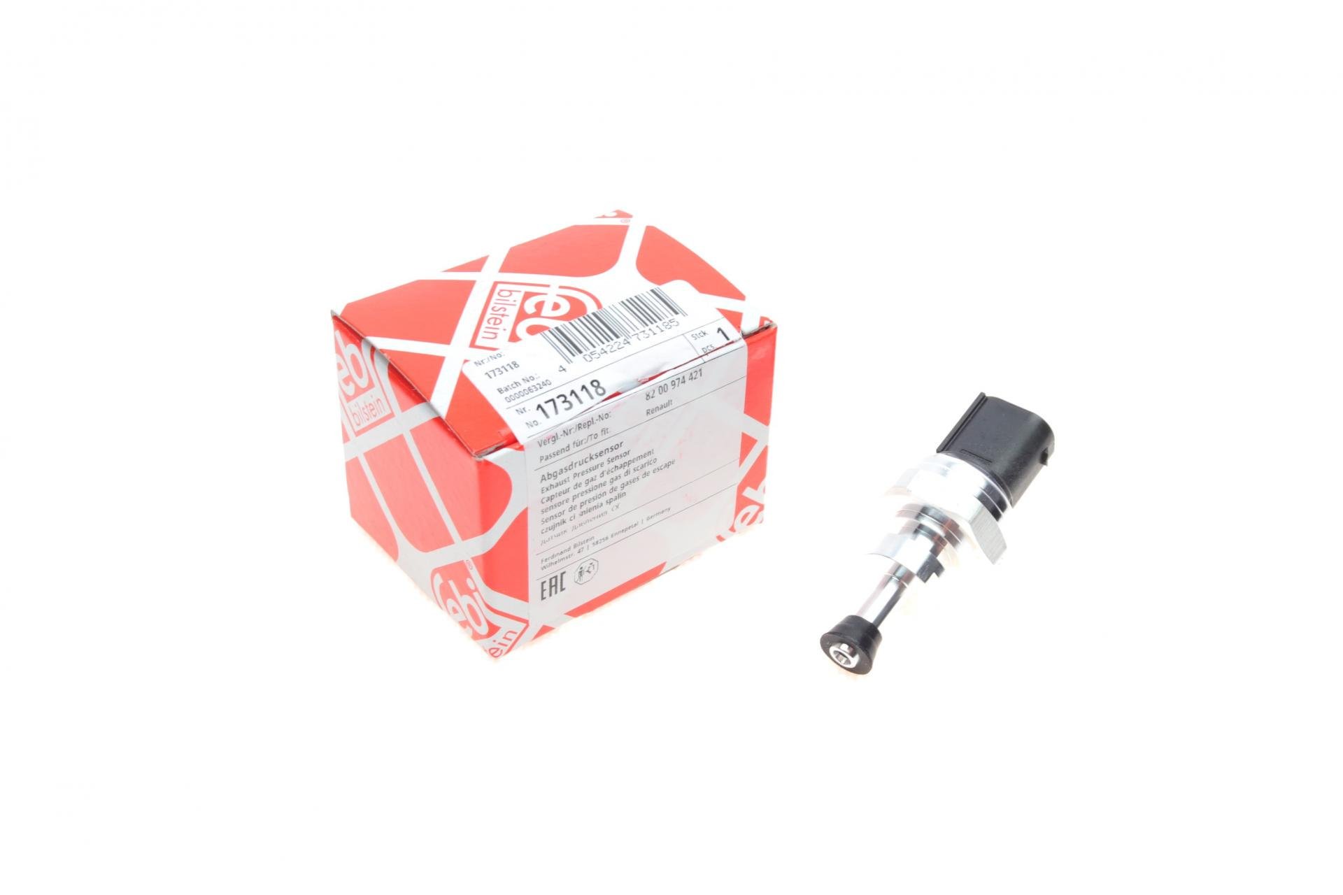 Датчик давления выхлопных газов Renault Trafic 1,6dCi 14-/Megane/Scenic 1,5-2,0dCi 09-- (173118)