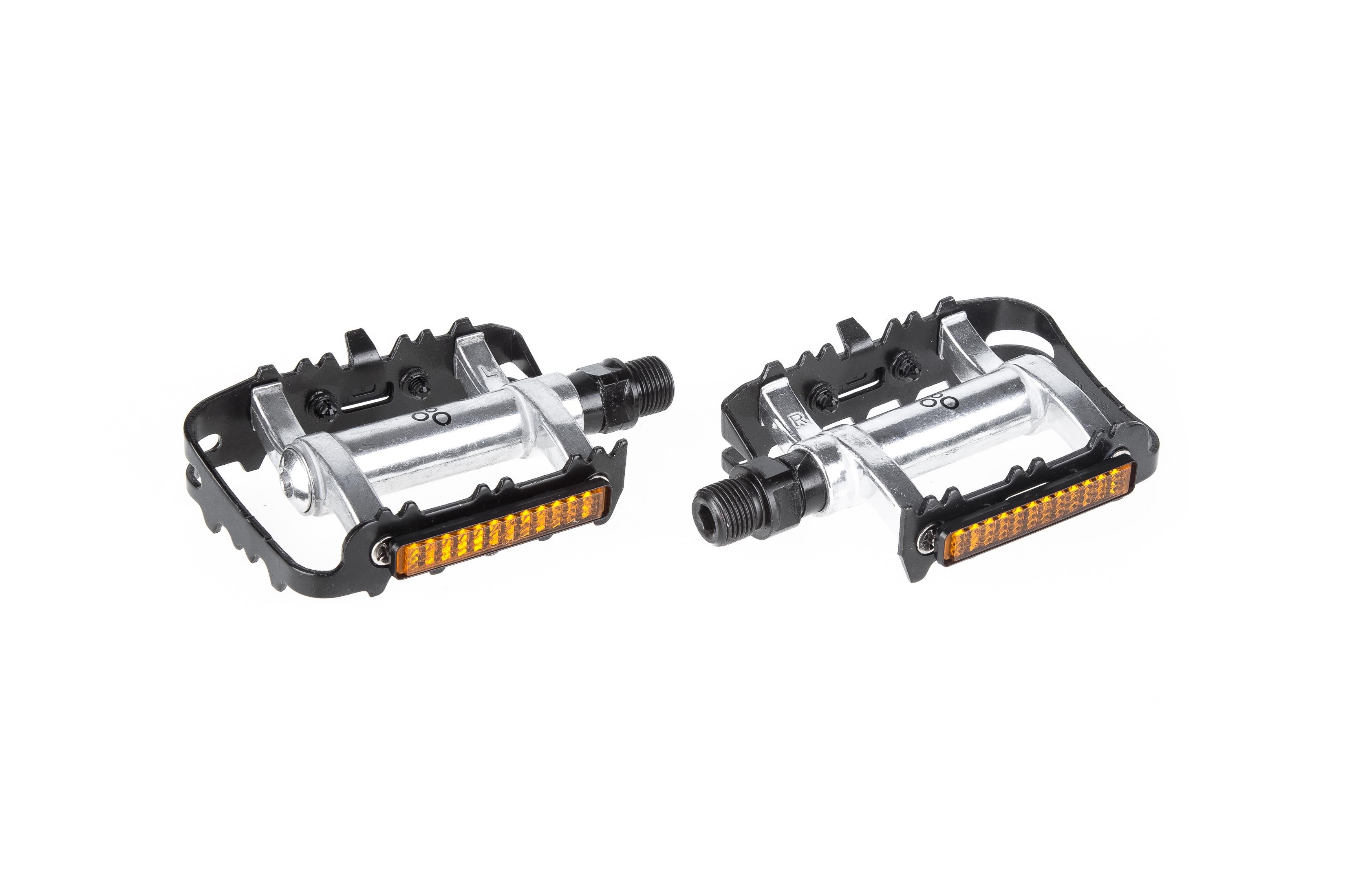 Педалі велосипеді OnRide City 40 промпідшипник алюміній 114x68 мм Чорний (2526116102843)