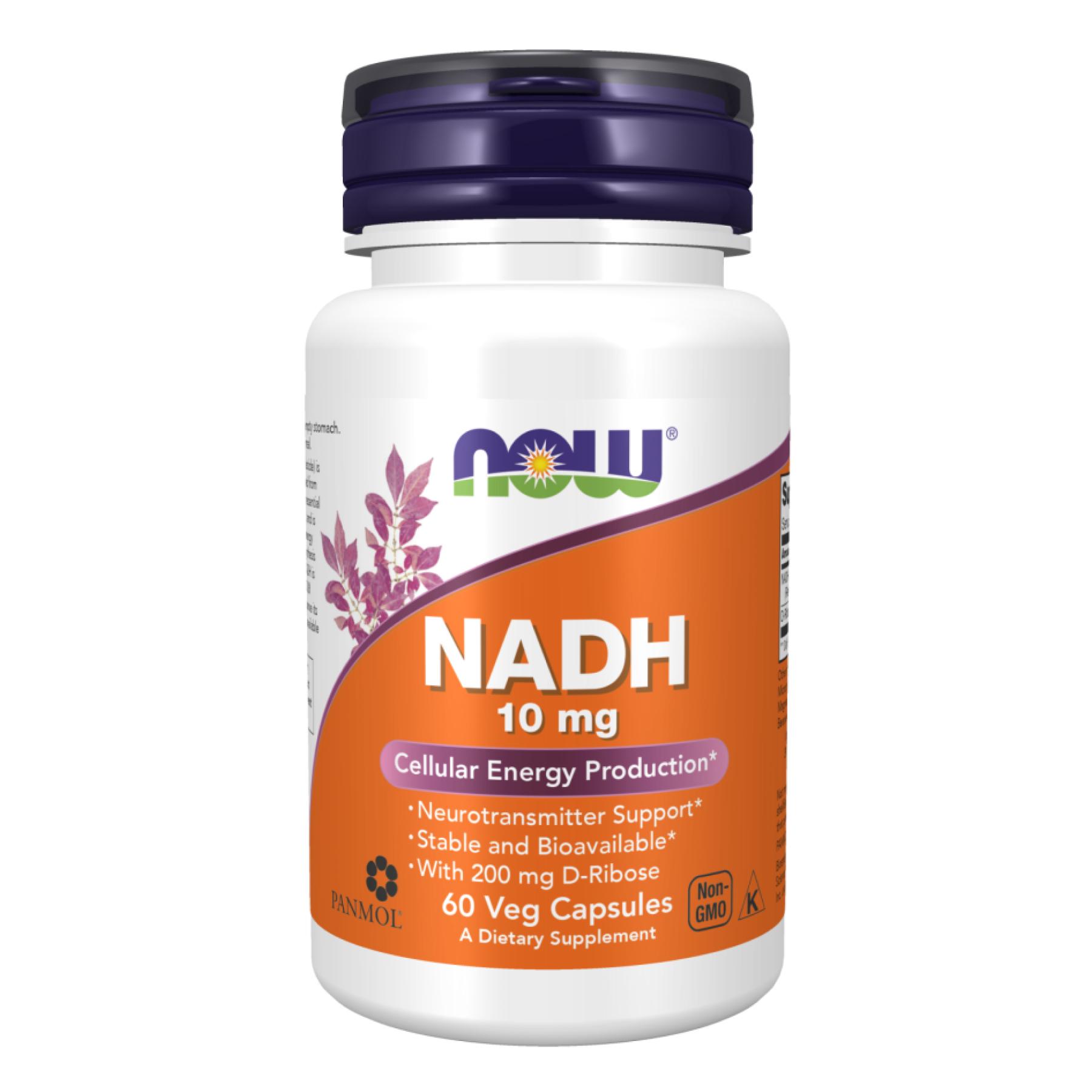 Натуральная добавка NADH 10 mg With 200 mg Ribose 60 vcaps (2022-10-2619)