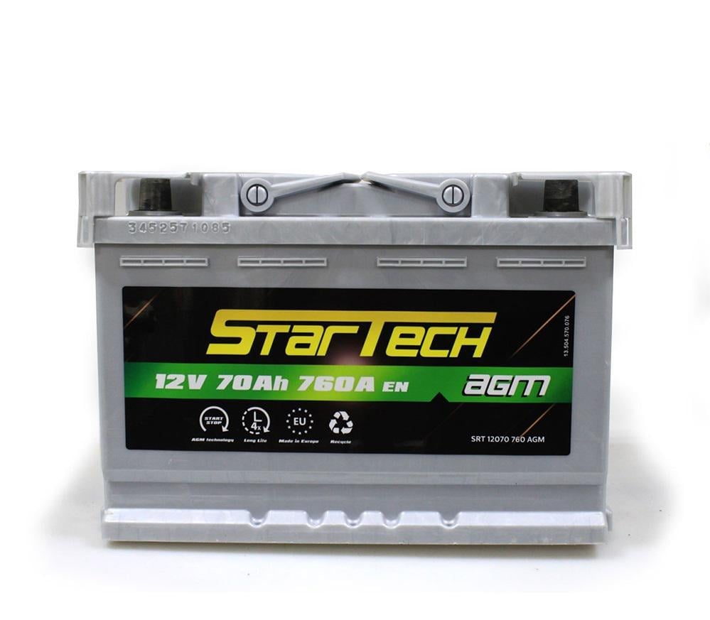 Аккумулятор Startech 12 V 70 АН 760 А B13 R + (10078748) - фото 2