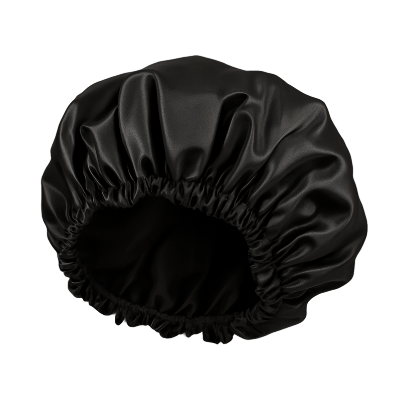 Шапочка для волосся атласна нічна на тонкій резинці (2626586709)