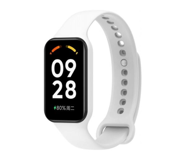 Ремешок Silicone для смарт-часов Xiaomi Smart Band 9 Active Белый